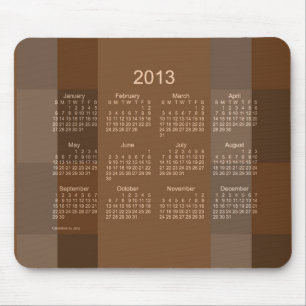 Kalender 2013 mousepad