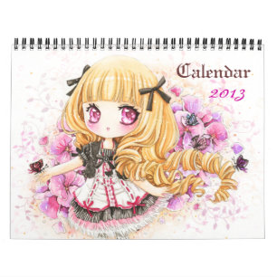 Kalender 2013 - Schöne Anime chibi Mädchen