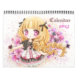 Kalender 2013 - Schöne Anime chibi Mädchen