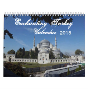 Kalender 2015 des Verzauberns von der Türkei
