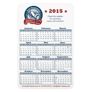 Kalender 2015 magnet