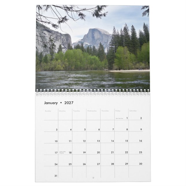 Kalender 2015 von Yosemite (Jan 2027)