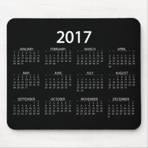 Kalender 2017 mousepad