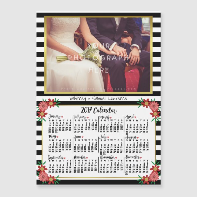 Kalender 2017 (Siehe Beschreibung der neuen Versio Magnetkarte (Vorderseite)