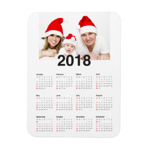 Kalender 2018 mit Foto Magnet