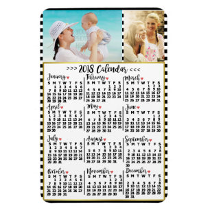 Kalender 2018 (Siehe Beschreibung der neuen Versio Magnet
