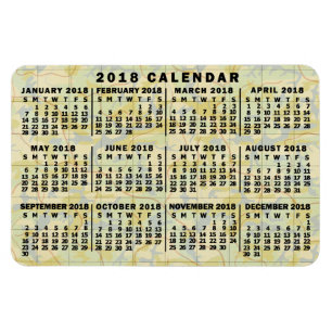 Kalender 2018 (Siehe Beschreibung der neuen Versio Magnet