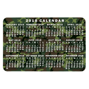 Kalender 2018 (Siehe Beschreibung der neuen Versio Magnet