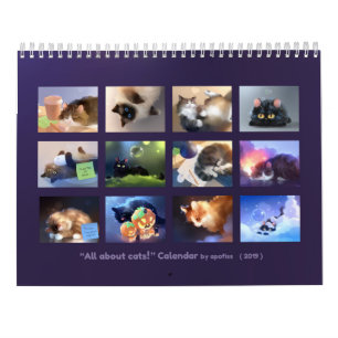 Kalender 2019 - Alles über Katzen!