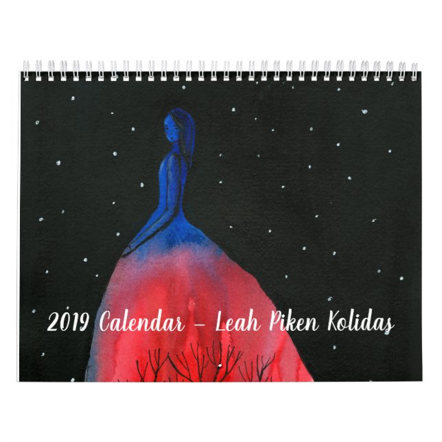 Kalender 2019 durch Leah Piken Kolidas (Titelbild)