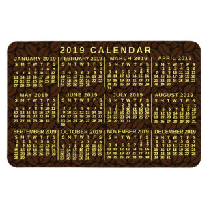 Kalender 2019 (Siehe Beschreibung der neuen Versio Magnet