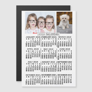 Kalender 2019 (Siehe Beschreibung der neuen Versio Magneteinladung