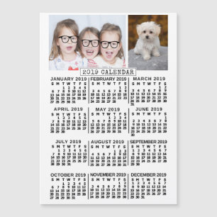 Kalender 2019 (Siehe Beschreibung der neuen Versio Magnetkarte
