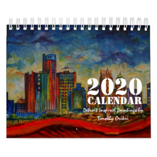 Kalender 2020 (Bilder von Detroit )