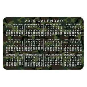 Kalender 2020 (Siehe Beschreibung der neuen Versio Magnet