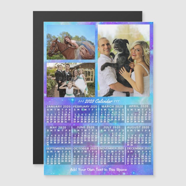 Kalender 2020 (Siehe Beschreibung der neuen Versio Magneteinladung (Vorne/Hinten)