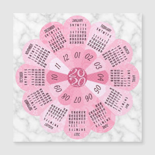 Kalender 2020 (Siehe Beschreibung der neuen Versio Magnetkarte