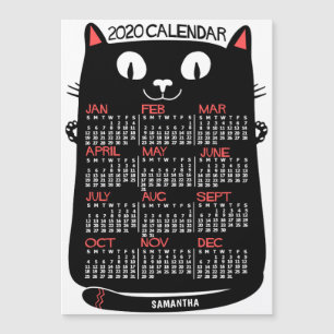 Kalender 2020 (Siehe Beschreibung der neuen Versio Magnetkarte