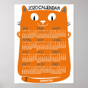 Kalender 2020 (Siehe Beschreibung der neuen Versio Poster