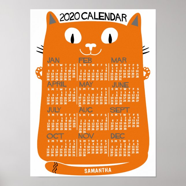 Kalender 2020 (Siehe Beschreibung der neuen Versio Poster (Vorne)