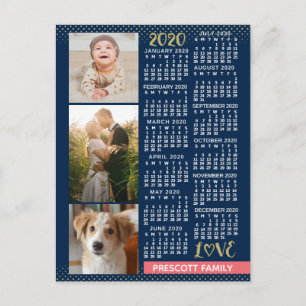 Kalender 2020 (Siehe Beschreibung der neuen Versio Postkarte
