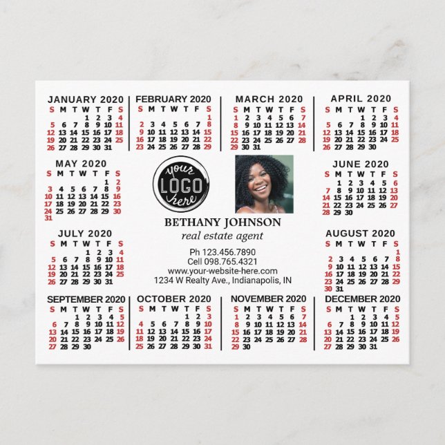 Kalender 2020 (Siehe Beschreibung der neuen Versio Postkarte (Vorderseite)