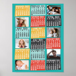 Kalender 2021 (Siehe Beschreibung der neuen Versio Poster