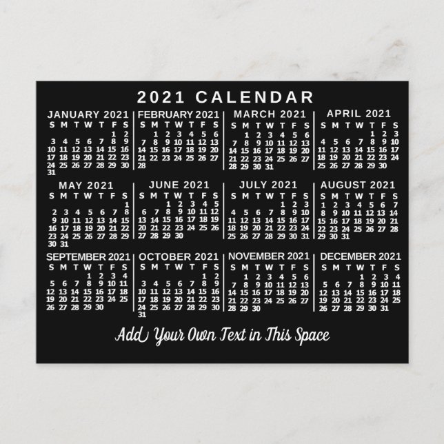 Kalender 2021 (Siehe Beschreibung der neuen Versio Postkarte (Vorderseite)