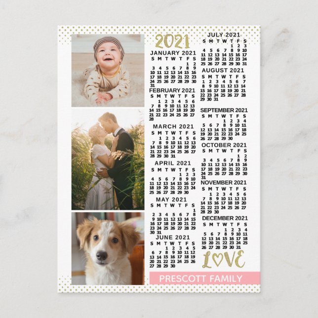 Kalender 2021 (Siehe Beschreibung der neuen Versio Postkarte (Vorderseite)