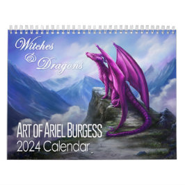 Kalender 2023 der Hexen und Drachen von Ariel Burg
