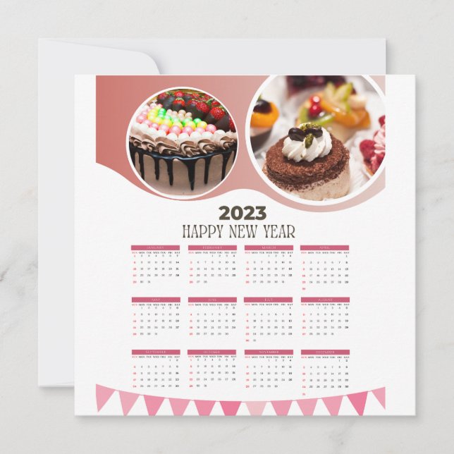 Kalender 2023 Kuchen (Vorderseite)