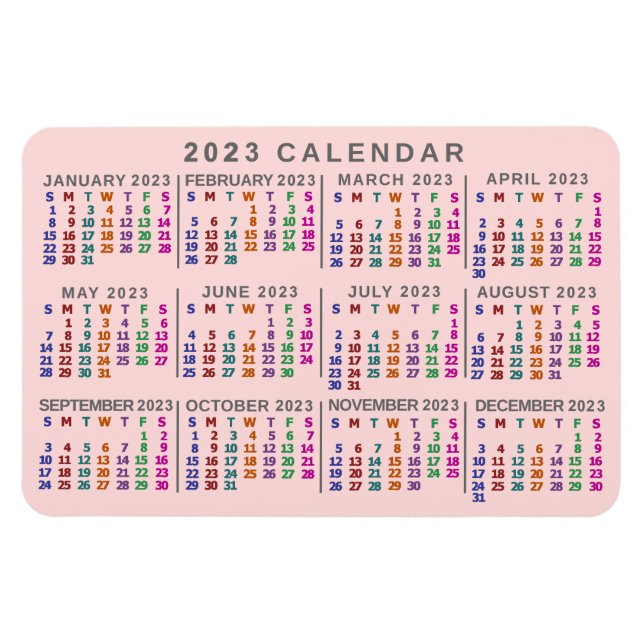 Kalender 2023 (siehe Beschreibung der neuesten Ver Magnet (Horizontal)