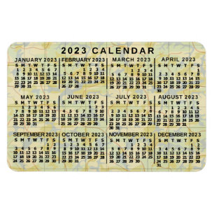 Kalender 2023 (siehe Beschreibung der neuesten Ver Magnet