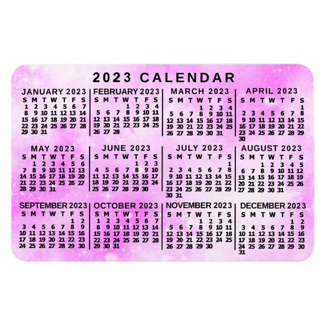 Kalender 2023 (siehe Beschreibung der neuesten Ver Magnet (Horizontal)