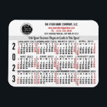 Kalender 2023 (siehe Beschreibung der neuesten Ver Magnet<br><div class="desc">SUCHEN SIE DIE 2025 VERSION DIESES KALENDERS? | Alle unsere Kalender 2025 finden Sie im FancyCelebration Store hier ➔ https://www.zazzle.com/store/fancycelebration/products?ps=128&cg=196920781224604082 Sie finden auch alle unsere Kalender in der Sammlung: https://www.zazzle.com/collections/119258460294242876</div>