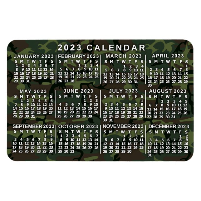 Kalender 2023 (siehe Beschreibung der neuesten Ver Magnet (Horizontal)