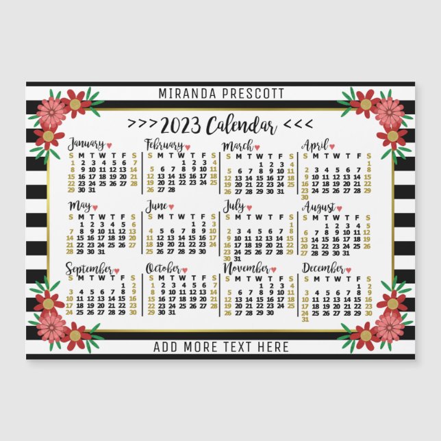 Kalender 2023 (siehe Beschreibung der neuesten Ver Magnetkarte (Vorderseite)