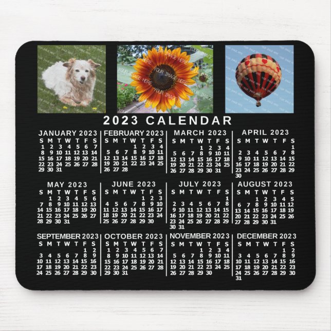 Kalender 2023 (siehe Beschreibung der neuesten Ver Mousepad (Vorne)