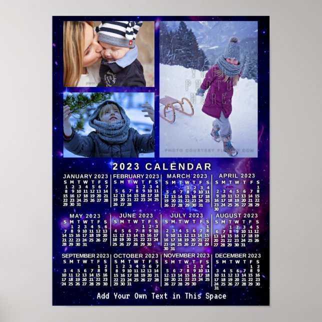 Kalender 2023 (siehe Beschreibung der neuesten Ver Poster (Vorne)