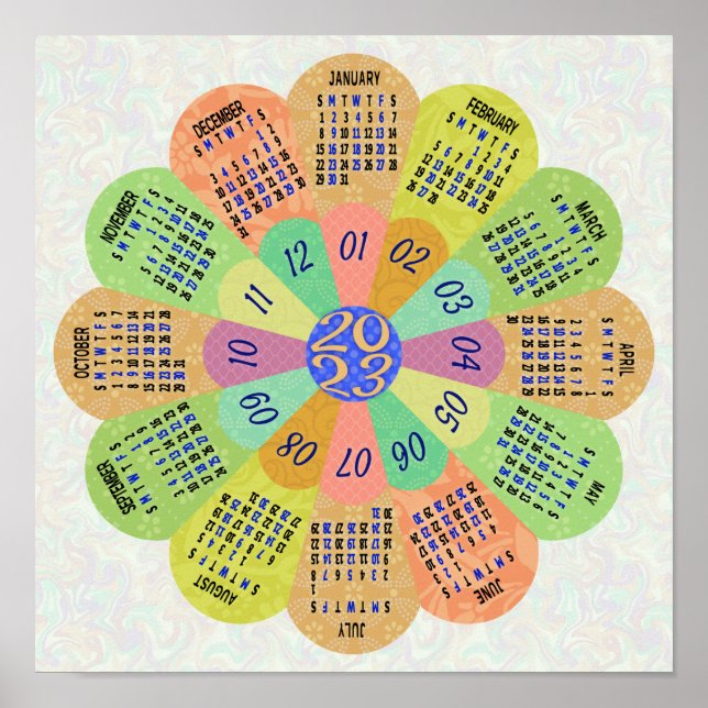 Kalender 2023 (siehe Beschreibung der neuesten Ver Poster (Vorne)