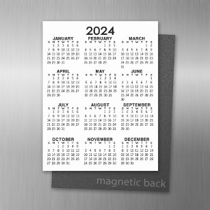 Kalender 2024 - Basisszenario Magnetisches Trockenlöschblatt