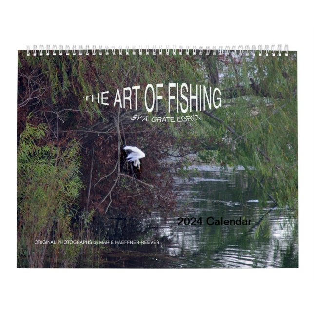 Kalender 2024: Die Kunst des Fischens von A.Grate  (Titelbild)