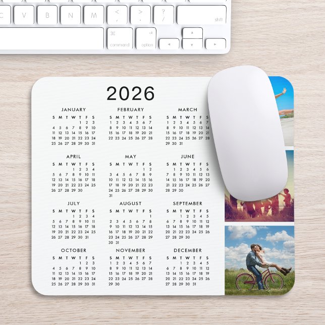 Kalender 2024 für den benutzerdefinierten Speicher Mousepad (Von Creator hochgeladen)