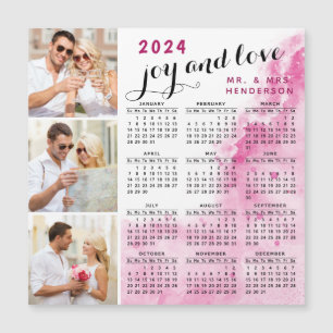 Kalender 2024 Magnet Drei Fotos Collage