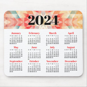Kalender 2024 mousepad