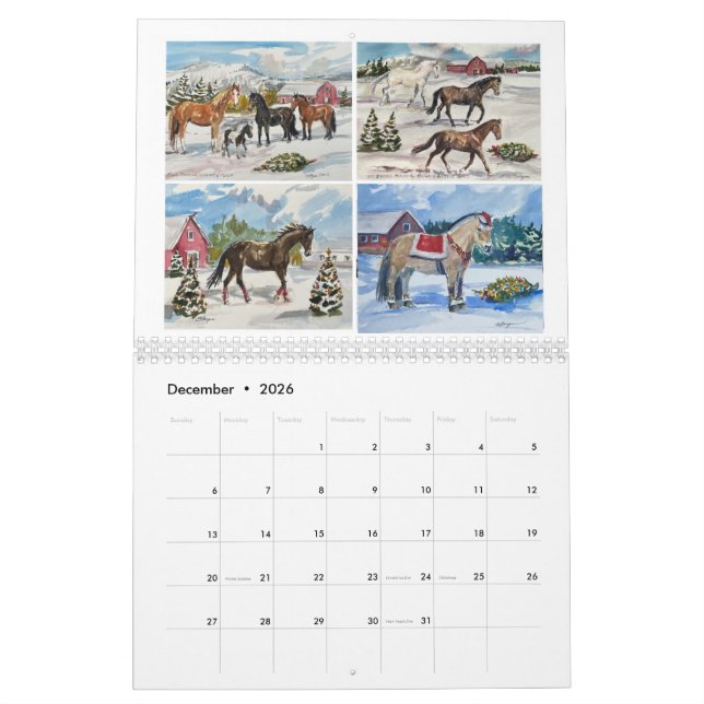 Kalender 2024 - Susan Payne Equine Art (Dez 2026)