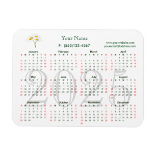 Kalender 2025 für Geschäftsmagnet Magnet