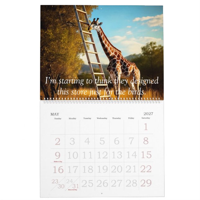 Kalender 2025 - Nicht so ernst (Mai 2027)