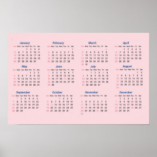 Kalender 2025 poster