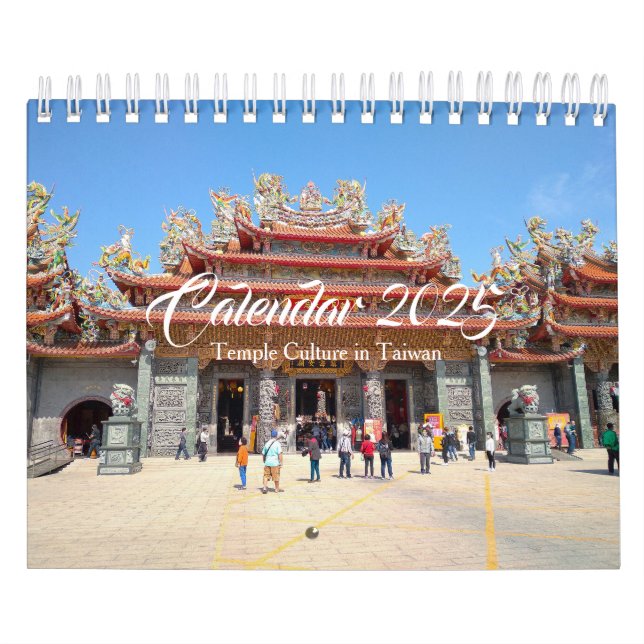 Kalender 2025: Temple Culture in Taiwan (Titelbild)